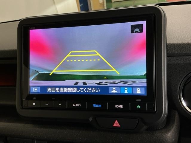 Ｎ－ＢＯＸカスタム ベースグレード　ドラレコ　ナビ　Ｒカメラ　ブルートゥース　Ｐソナー　レーダーブレーキサポート　ＥＴＣ装備　定期点検記録簿　地デジ対応　サイドエアバック　禁煙　Ｓヒータ　スマートキー＆プッシュスタート　横滑り防止（12枚目）