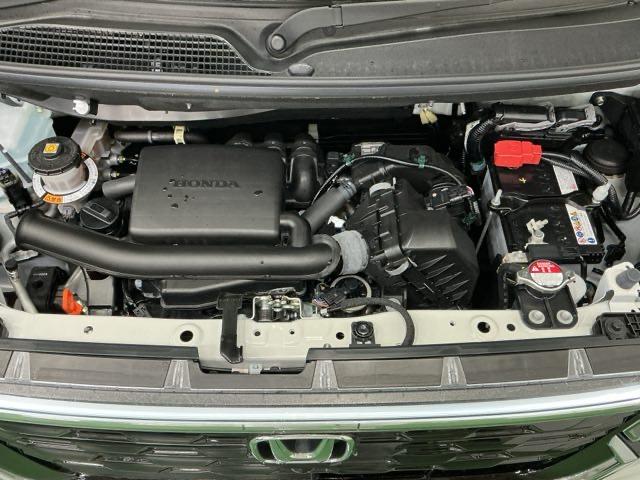 Ｎ－ＢＯＸカスタム ベースグレード　ドラレコ　ナビ　Ｒカメラ　ブルートゥース　Ｐソナー　レーダーブレーキサポート　ＥＴＣ装備　定期点検記録簿　地デジ対応　サイドエアバック　禁煙　Ｓヒータ　スマートキー＆プッシュスタート　横滑り防止（33枚目）