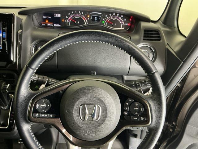 N-BOXカスタム G・EXターボホンダセンシング ナビ Rカメラ ブルートゥース フルセグ 左右電動スライドドア スマートキーシステム Aライト サイドエアバック フルオートエアコン クルーズコントロール イモビライザー LEDヘットライト USB(21枚目)