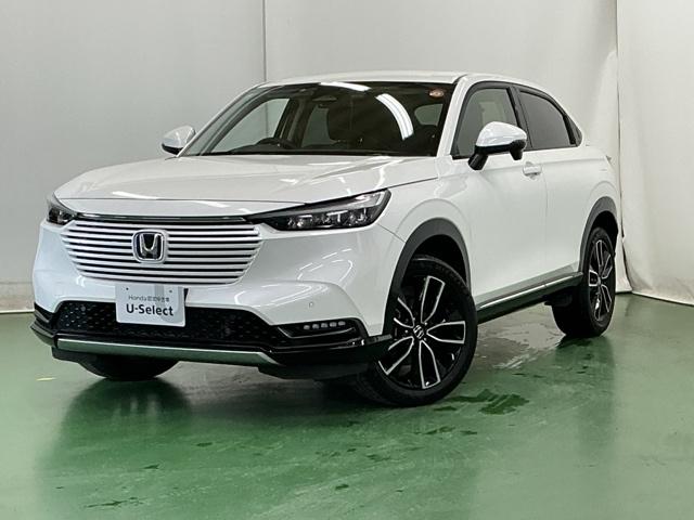 ヴェゼル e:HEVZ ドラレコ ナビ Rカメラ ブルートゥース Sヒータ 地デジフルセグTV 定期点検記録簿 電動テールゲート サイドエアバッグ 後カメラ 前後障害物センサー 横滑防止装置 エアコン LEDヘットライト(10枚目)