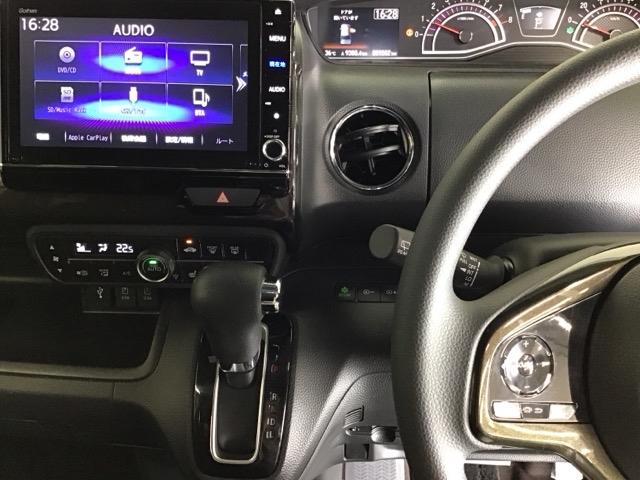 Ｎ－ＢＯＸカスタム Ｇ・Ｌホンダセンシング　ドラレコ　ナビ　Ｒカメラ　ブルートゥース　エアＢ　バックアイカメラ　整備記録簿有　クルコン　スマートキー　ＩＳＴＯＰ　ドライブレコ－ダ－　ＬＥＤ　ＥＳＣ　ＥＴＣ　オートエアコン　フルセグＴＶ　ＵＳＢ（3枚目）