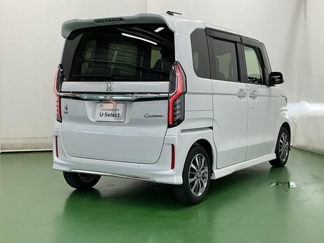 Ｎ－ＢＯＸカスタム Ｌ　ドラレコ　ナビ　Ｒカメラ　ブルートゥース　Ｐソナー　サイドエアバッグ　Ａストップ　シートヒータ　ベンチシート　点検記録簿　キーフリーシステム　ＬＥＤライト　リアカメ　クルーズコントロール　ＡＣ　ＥＴＣ（8枚目）