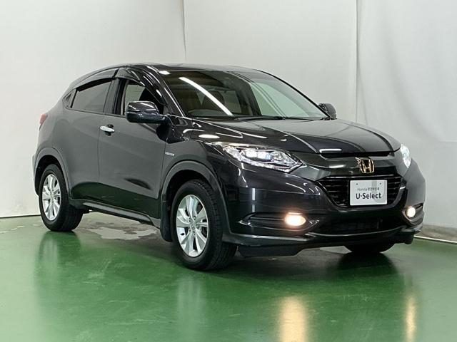 ヴェゼル ハイブリッドX ナビ Rカメラ ブルートゥース DVD リヤカメラ ETC付き Aクルーズ セキュリティアラーム VSA アイドリングSTOP 整備記録簿 スマートキ ワンセグテレビ USB接続 サイドエアバッグ(7枚目)