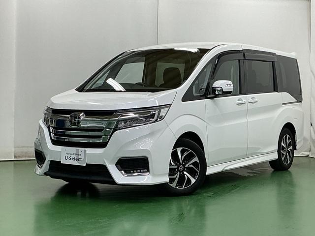 ステップワゴンスパーダ スパーダホンダセンシング ナビ Rカメラ 後席モニター フルセグ 盗難防止 助手席エアバッグ Wパワスラ 記録簿有 地デジ LEDライト 横滑り防止システム オートエアコン リアカメラ USB 三列シート アイドリングS(10枚目)