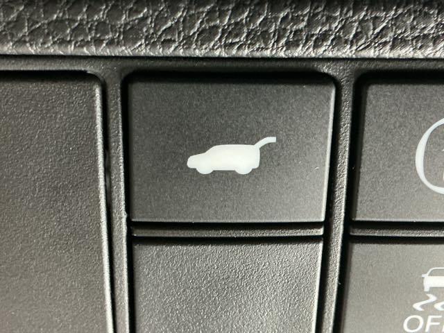 テールゲートが電動で開閉でき、荷物などで両手がふさがっているときなど便利に使えます