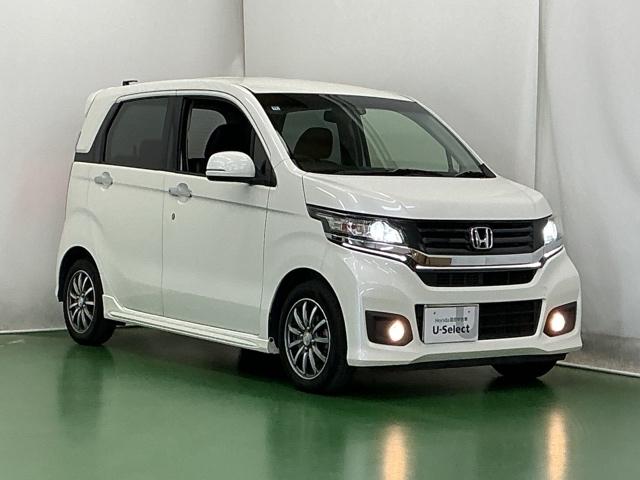 N-WGNカスタム G・ターボパッケージ ナビ ディスチャージヘッドライトHID CD 横滑り防止システム 追突被害軽減ブレーキ ECONモード WSRS イモビ サイドエアバッグ オートクルーズ メンテナンスノート キーフリー ターボモデル(7枚目)