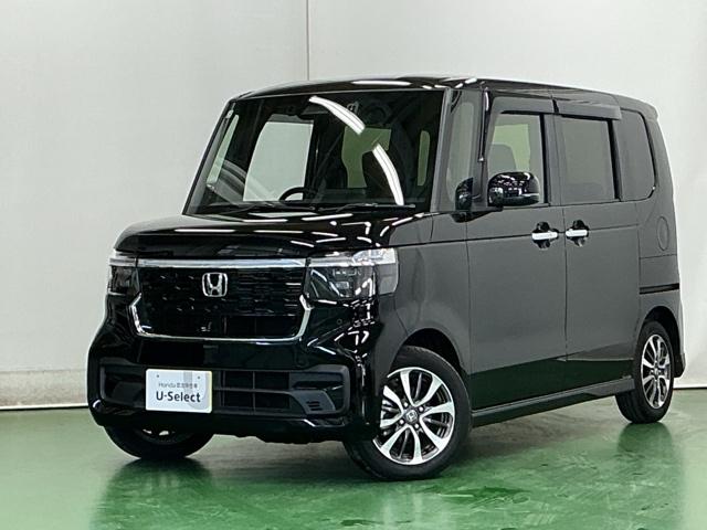 N-BOXカスタム ベースグレード ドラレコ ナビ Rカメラ ブルートゥース USB接続 CMBS Dレコ ベンチシート オートエアコン スマートキ LED 盗難防止装置 クルコン ETC バックカメラ フルセグTV パワーステアリング(10枚目)