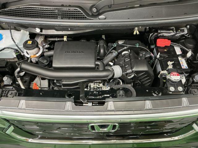 N-BOXカスタム ベースグレード ドラレコ ナビ Rカメラ ブルートゥース USB接続 CMBS Dレコ ベンチシート オートエアコン スマートキ LED 盗難防止装置 クルコン ETC バックカメラ フルセグTV パワーステアリング(32枚目)