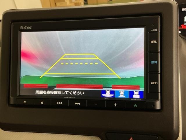 N-BOX L ナビ Rカメラ ブルートゥース CD 衝突回避支援ブレーキ I-STOP クリソナ PW パワステ Sヒーター スマ-トキ- Bカメ 横滑り防止 整備記録簿 LEDライト エアコン付き Wエアバック(12枚目)