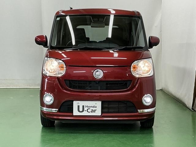 ムーヴキャンバス ＸブラックインテリアリミテッドＳＡＩＩＩ　ナビ　Ｒカメラ　ブルートゥース　フルセグ　セキュリティアラーム　地デジ　サイドエアバック　横滑り防止装置　オートエアコン　両側パワースライドドア　ベンチシート　アイドリングストップ　キーフリー　ＡＢＳ（6枚目）