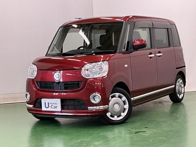 ムーヴキャンバス ＸブラックインテリアリミテッドＳＡＩＩＩ　ナビ　Ｒカメラ　ブルートゥース　フルセグ　セキュリティアラーム　地デジ　サイドエアバック　横滑り防止装置　オートエアコン　両側パワースライドドア　ベンチシート　アイドリングストップ　キーフリー　ＡＢＳ（10枚目）