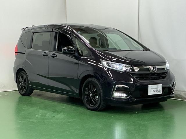 フリードハイブリッド ハイブリッド・Ｇブラックスタイル　ドラレコ　ナビ　Ｒカメラ　ブルートゥース　Ｗ電動ドア　衝突軽減ブレーキ　オートクルーズコントロール　ドライブレコーダー　シートヒータ　盗難防止装置　キーフリー　３列シート　ＬＥＤヘッドランプ　フルセグ（7枚目）