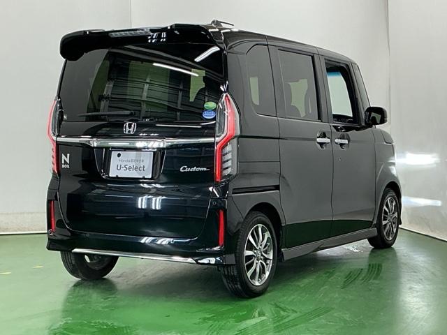 Ｎ－ＢＯＸカスタム Ｌ　ドラレコ　ナビ　Ｒカメラ　ブルートゥース　両席電動スライドドア　Ｐソナー　サイドエアバッグ　Ａストップ　シートヒータ　ベンチシート　点検記録簿　キーフリーシステム　ＬＥＤライト　リアカメ　ＡＣ　ＥＴＣ（8枚目）