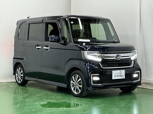 Ｎ－ＢＯＸカスタム Ｌ　ドラレコ　ナビ　Ｒカメラ　ブルートゥース　Ｐソナー　サイドエアバッグ　Ａストップ　シートヒータ　ベンチシート　点検記録簿　キーフリーシステム　ＬＥＤライト　リアカメ　クルーズコントロール　ＡＣ　ＥＴＣ（7枚目）