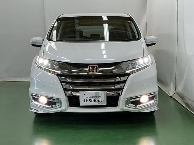 オデッセイ アブソルート・Xホンダセンシングアドバンスドパッケジ ナビ Rカメラ ブルートゥース フルセグ 電動シート 横滑り防止装置 エアバッグ エアコン USBポート 衝突軽減システム LEDランプ Pアシスト 3列シート スマキー クルコン ABS ETC付(6枚目)