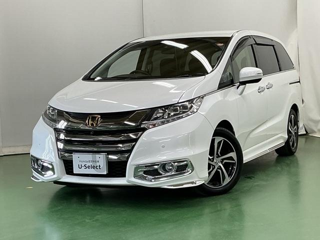 オデッセイ アブソルート・Xホンダセンシングアドバンスドパッケジ ナビ Rカメラ ブルートゥース フルセグ 電動シート 横滑り防止装置 エアバッグ エアコン USBポート 衝突軽減システム LEDランプ Pアシスト 3列シート スマキー クルコン ABS ETC付(10枚目)