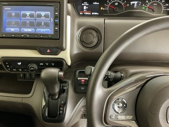 Ｎ－ＢＯＸ Ｌ　ナビ　Ｒカメラ　ブルートゥース　ＣＤ　ＵＳＢ入力　ＬＥＤランプ　シートヒータ　運転席エアバッグ　イモビライザー　キーフリー　パワーウインドウ　助手席エアバッグ　エアコン　ＰＳ　記録簿　横滑り防止機能（3枚目）
