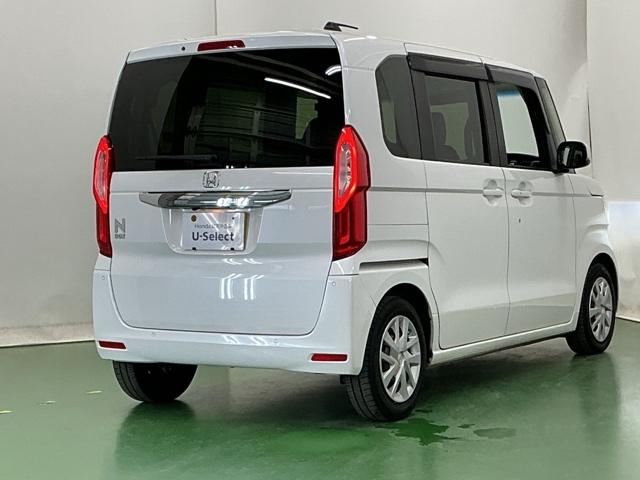 Ｎ－ＢＯＸ Ｌ　ナビ　Ｒカメラ　ブルートゥース　ＣＤ　ＵＳＢ入力　ＬＥＤランプ　シートヒータ　運転席エアバッグ　イモビライザー　キーフリー　パワーウインドウ　助手席エアバッグ　エアコン　ＰＳ　記録簿　横滑り防止機能（8枚目）