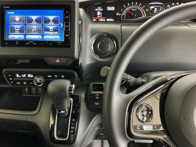 N-BOXカスタム L ドラレコ ナビ Rカメラ ブルートゥース シートヒーター付き 助手席エアバック Bカメ メンテナンスノート LED エアバッグ パワーウインドウ Aライト クルコン エアコン スマートキーPスタート(3枚目)