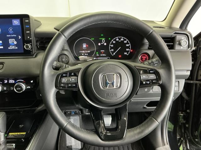 ヴェゼル e:HEVZ ドラレコ ナビ Rカメラ ブルートゥース Sヒータ 地デジフルセグTV 定期点検記録簿 電動テールゲート サイドエアバッグ 後カメラ 前後障害物センサー 横滑防止装置 エアコン LEDヘットライト(54枚目)