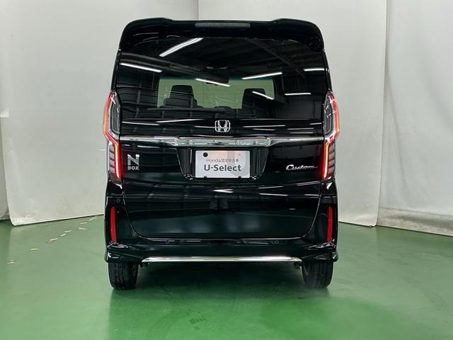 Ｎ－ＢＯＸカスタム Ｌ　ナビ　Ｒカメラ　ブルートゥース　フルセグ　スマートキーシステム　追従型クルコン　ヒーター　Ｂｌｕｅｔｏｏｔｈ音楽　電動格納式ドアミラー　衝突安全ボディ　ＬＫＡＳ　パーキングサポート　リヤカメラ　記録簿（9枚目）