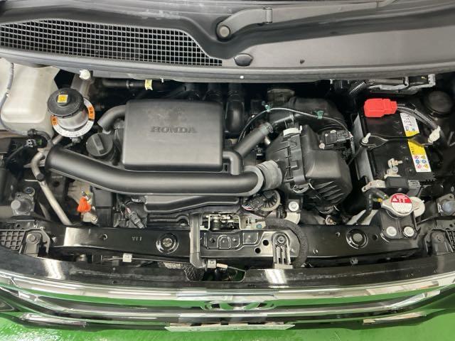 Ｎ－ＢＯＸカスタム Ｌ　ナビ　Ｒカメラ　ブルートゥース　フルセグ　スマートキーシステム　追従型クルコン　ヒーター　Ｂｌｕｅｔｏｏｔｈ音楽　電動格納式ドアミラー　衝突安全ボディ　ＬＫＡＳ　パーキングサポート　リヤカメラ　記録簿（33枚目）