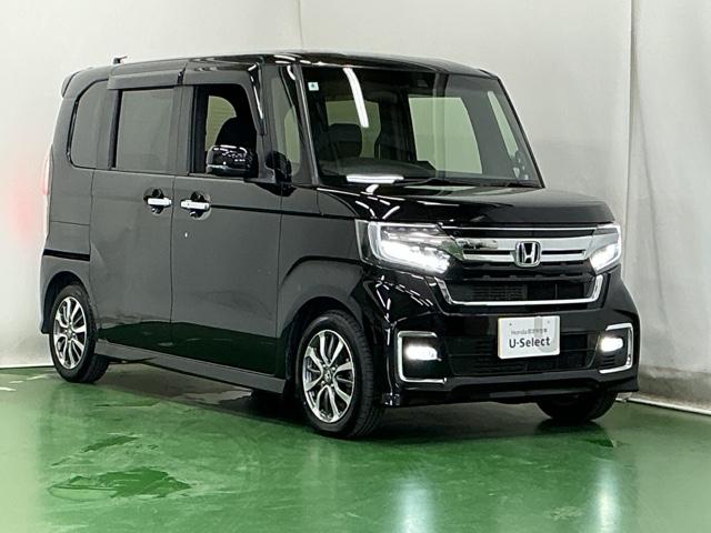 N-BOXカスタム L ナビ Rカメラ ブルートゥース フルセグTV Pソナー サイドエアバッグ Aストップ シートヒータ ベンチシート 点検記録簿 キーフリーシステム LEDライト リアカメ クルーズコントロール AC(7枚目)