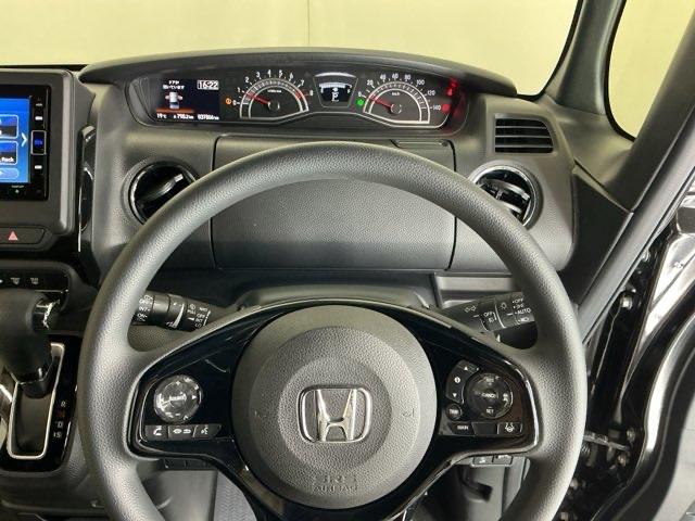 N-BOXカスタム L ナビ Rカメラ ブルートゥース フルセグTV Pソナー サイドエアバッグ Aストップ シートヒータ ベンチシート 点検記録簿 キーフリーシステム LEDライト リアカメ クルーズコントロール AC(23枚目)