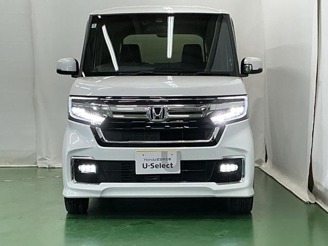 Ｎ－ＢＯＸカスタム Ｌ　ディスプレイオーディオ　Ｒカメラ　ＴＶ　Ｐソナー　サイドエアバッグ　Ａストップ　シートヒータ　ベンチシート　点検記録簿　キーフリーシステム　ＬＥＤライト　リアカメ　クルーズコントロール　ＡＣ　スマキー（6枚目）