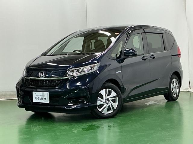 フリードハイブリッド ハイブリッド・Ｇホンダセンシング　ナビ　Ｒカメラ　ブルートゥース　フルセグ　軽減ブレーキ　キーフリーシステム　記録簿　ＤＶＤ再生可能　ＥＣＯＮ　後カメラ　Ａクルーズ　ＬＥＤヘッドランプ　横滑防止　パワーウインドウ　３列シート　ＵＳＢ（10枚目）