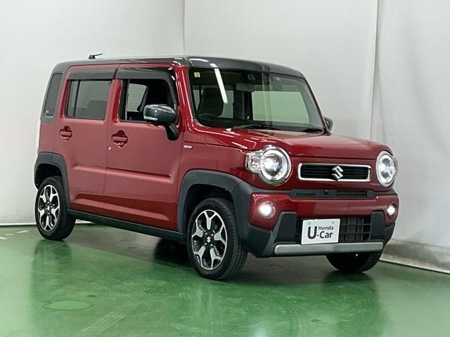 ハスラー ハイブリッドX ナビ Rカメラ ブルートゥース フルセグ ETC付 アイドルストップ USB入力 キーレスエントリー 運転席エアバッグ 前席シートヒーター セキュリティアラーム LEDライト スマ-トキ- 記録簿(7枚目)