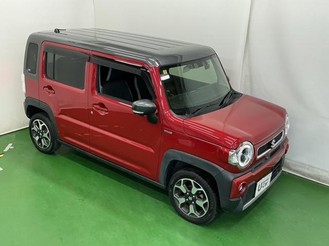 ハスラー ハイブリッドX ナビ Rカメラ ブルートゥース フルセグ ETC付 アイドルストップ USB入力 キーレスエントリー 運転席エアバッグ 前席シートヒーター セキュリティアラーム LEDライト スマ-トキ- 記録簿(8枚目)