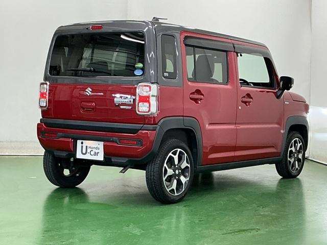 ハスラー ハイブリッドX ナビ Rカメラ ブルートゥース フルセグ ETC付 アイドルストップ USB入力 キーレスエントリー 運転席エアバッグ 前席シートヒーター セキュリティアラーム LEDライト スマ-トキ- 記録簿(9枚目)