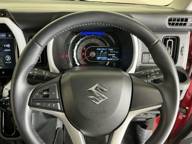 ハスラー ハイブリッドX ナビ Rカメラ ブルートゥース フルセグ ETC付 アイドルストップ USB入力 キーレスエントリー 運転席エアバッグ 前席シートヒーター セキュリティアラーム LEDライト スマ-トキ- 記録簿(22枚目)