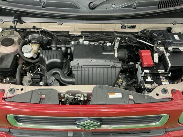 ハスラー ハイブリッドX ナビ Rカメラ ブルートゥース フルセグ ETC付 アイドルストップ USB入力 キーレスエントリー 運転席エアバッグ 前席シートヒーター セキュリティアラーム LEDライト スマ-トキ- 記録簿(29枚目)