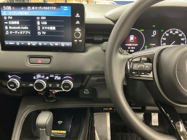 ヴェゼル e:HEVX ナビ Rカメラ ブルートゥース フルセグ 前後障害物センサー AAC イモビライザー スマ-トキ- 誤発進抑制 PW リアカメラ クルコン ESC ETC装備 キーフリー LEDヘッドランプ ABS(3枚目)