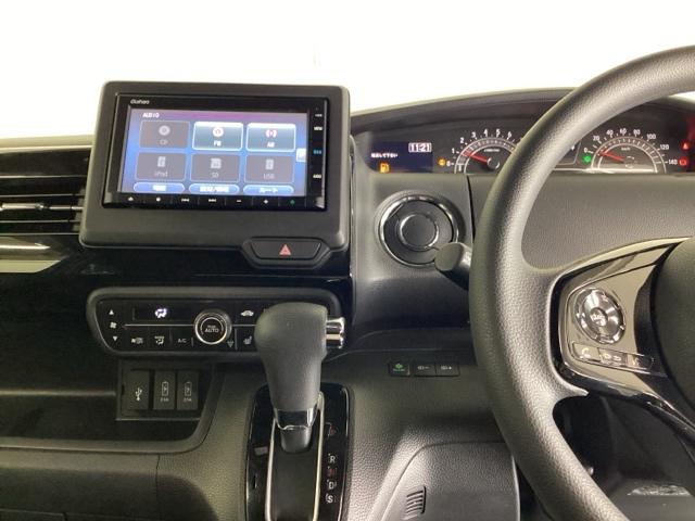 Ｎ－ＢＯＸカスタム Ｌ　ナビ　Ｒカメラ　ブルートゥース　ＣＤ　ＥＴＣ　サイドエアバッグ　Ａストップ　シートヒータ　ベンチシート　点検記録簿　キーフリーシステム　ＬＥＤライト　リアカメ　クルーズコントロール　ＡＣ　スマキー（3枚目）