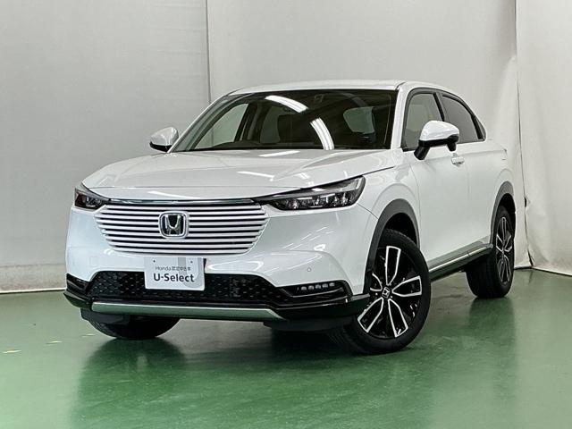 ヴェゼル ｅ：ＨＥＶＺ　ドラレコ　ナビ　Ｒカメラ　ブルートゥース　Ｓヒータ　地デジフルセグＴＶ　定期点検記録簿　電動テールゲート　サイドエアバッグ　後カメラ　前後障害物センサー　横滑防止装置　エアコン　ＬＥＤヘットライト（10枚目）