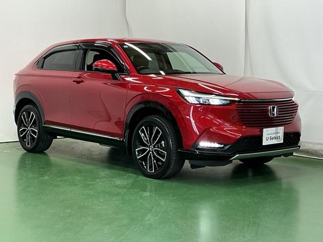 ヴェゼル ｅ：ＨＥＶＺ　ドラレコ　ナビ　Ｒカメラ　ブルートゥース　スマートキー＆プッシュスタート　サイドＳＲＳ　オートテールゲート　イモビ　地デジ　Ｂカメ　キーレスエントリー　Ｃソナー　ＵＳＢポート　ＰＳ　ＬＥＤライト　ＰＷ（7枚目）