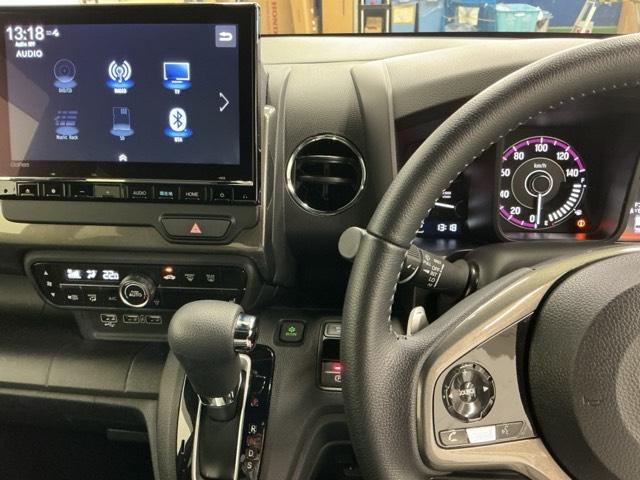 Ｎ－ＷＧＮカスタム Ｌ・ターボホンダセンシング　ナビ　Ｒカメラ　ブルートゥース　フルセグ　ブレーキサポート　盗難警報装置　横滑り防止機能　サイドエアバック　クルーズＣ　クリアランスソナ　ＬＥＤヘッド　シ－トヒ－タ－　リヤカメラ　タ－ボ　整備記録簿（3枚目）
