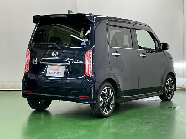Ｎ－ＷＧＮカスタム Ｌ・ターボホンダセンシング　ナビ　Ｒカメラ　ブルートゥース　フルセグ　ブレーキサポート　盗難警報装置　横滑り防止機能　サイドエアバック　クルーズＣ　クリアランスソナ　ＬＥＤヘッド　シ－トヒ－タ－　リヤカメラ　タ－ボ　整備記録簿（8枚目）