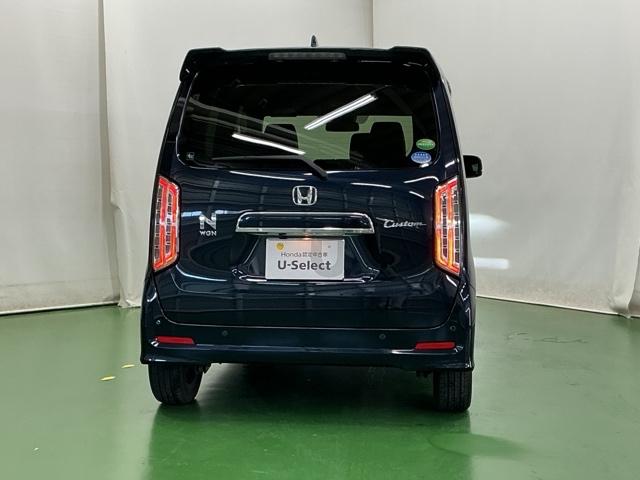 Ｎ－ＷＧＮカスタム Ｌ・ターボホンダセンシング　ナビ　Ｒカメラ　ブルートゥース　フルセグ　ブレーキサポート　盗難警報装置　横滑り防止機能　サイドエアバック　クルーズＣ　クリアランスソナ　ＬＥＤヘッド　シ－トヒ－タ－　リヤカメラ　タ－ボ　整備記録簿（9枚目）