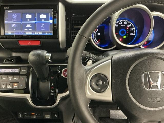 Ｎ－ＢＯＸカスタム ＧターボＳＳパッケージ　ナビ　Ｒカメラ　ブルートゥース　フルセグ　ＵＳＢポート　ＥＣＯＮ　Ｂモニター　スマートエントリー　ＶＳＡ　盗難防止システム　ＡＡＣ　オートクルーズコントロール　サイドカーテンエアバック　パワステ（3枚目）