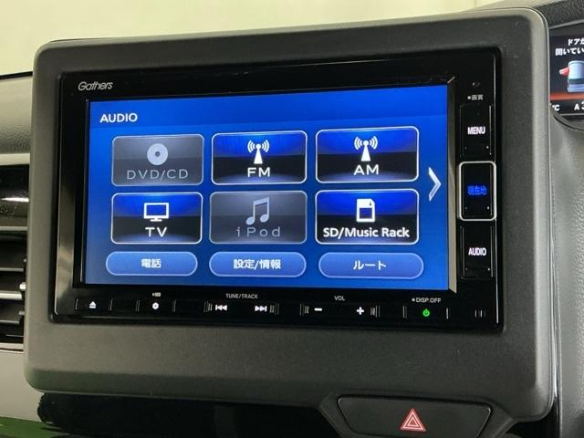 N-BOXカスタム L ドラレコ ナビ Rカメラ ブルートゥース 両席電動スライドドア Pソナー サイドエアバッグ Aストップ シートヒータ ベンチシート 点検記録簿 キーフリーシステム LEDライト リアカメ AC ETC(11枚目)