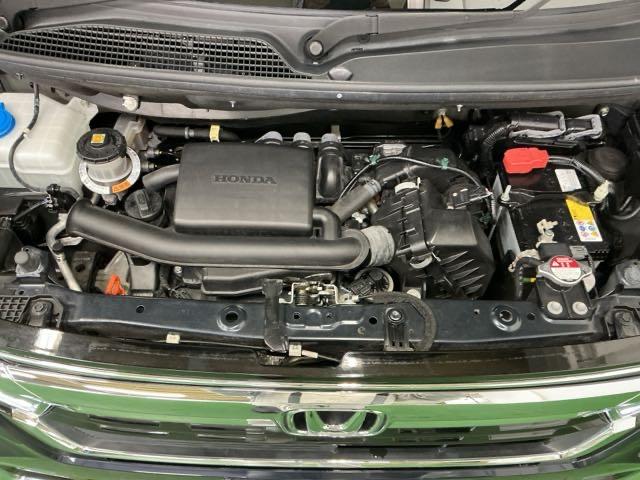 N-BOXカスタム L ドラレコ ナビ Rカメラ ブルートゥース 両席電動スライドドア Pソナー サイドエアバッグ Aストップ シートヒータ ベンチシート 点検記録簿 キーフリーシステム LEDライト リアカメ AC ETC(34枚目)