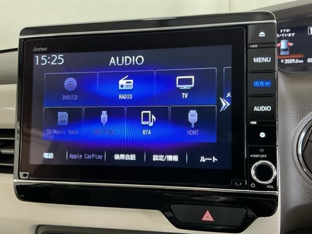 Ｎ－ＢＯＸ Ｌ　ナビ　Ｒカメラ　ブルートゥース　フルセグＴＶ　衝突回避支援ブレーキ　Ｉ－ＳＴＯＰ　クリソナ　ＰＷ　パワステ　Ｓヒーター　スマ－トキ－　Ｂカメ　地デジＴＶ　横滑り防止　ＥＴＣ車載器　整備記録簿　ＤＶＤ（11枚目）