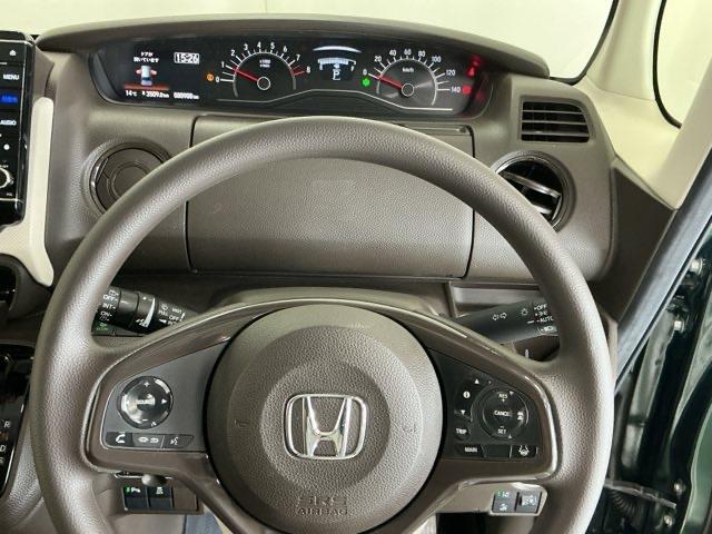 Ｎ－ＢＯＸ Ｌ　ナビ　Ｒカメラ　ブルートゥース　フルセグＴＶ　衝突回避支援ブレーキ　Ｉ－ＳＴＯＰ　クリソナ　ＰＷ　パワステ　Ｓヒーター　スマ－トキ－　Ｂカメ　地デジＴＶ　横滑り防止　ＥＴＣ車載器　整備記録簿　ＤＶＤ（24枚目）