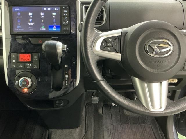 タント カスタムRSトップエディションSAII ナビ Rカメラ ブルートゥース フルセグTV 両側パワードア 前後誤発進抑制 地デジ キーフリーシステム ターボ スマートキー Bカメラ ETC DVD再生 盗難防止システム パワステ Wエアバック(3枚目)