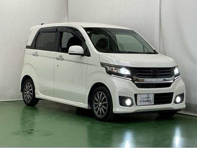 N-WGNカスタム G・ターボパッケージ Rカメラ ブルートゥース CD ETC 横滑り防止システム 追突被害軽減ブレーキ ECONモード WSRS イモビ USB入力 サイドエアバッグ オートクルーズ メンテナンスノート キーフリー ABS(7枚目)