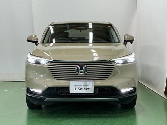 ヴェゼル e:HEVX ドラレコ ナビ Rカメラ ブルートゥース ソナー クルコン エアコン シ-トヒ-タ- スマキー VSA LEDライト ETC車載器 DVD エアバッグ ABS 地デジTV キーレスエントリー(6枚目)